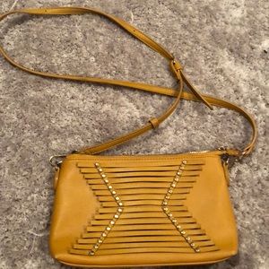 Yellow crossbody bag